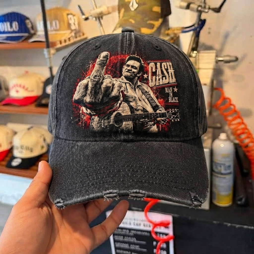 JCA Black Legend Denim Cap