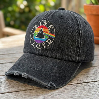 PFL Rainbow Prism Logo Denim Cap