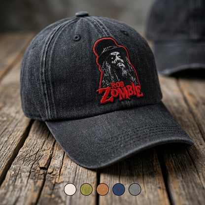 RZO Top Hat Portrait Denim Cap